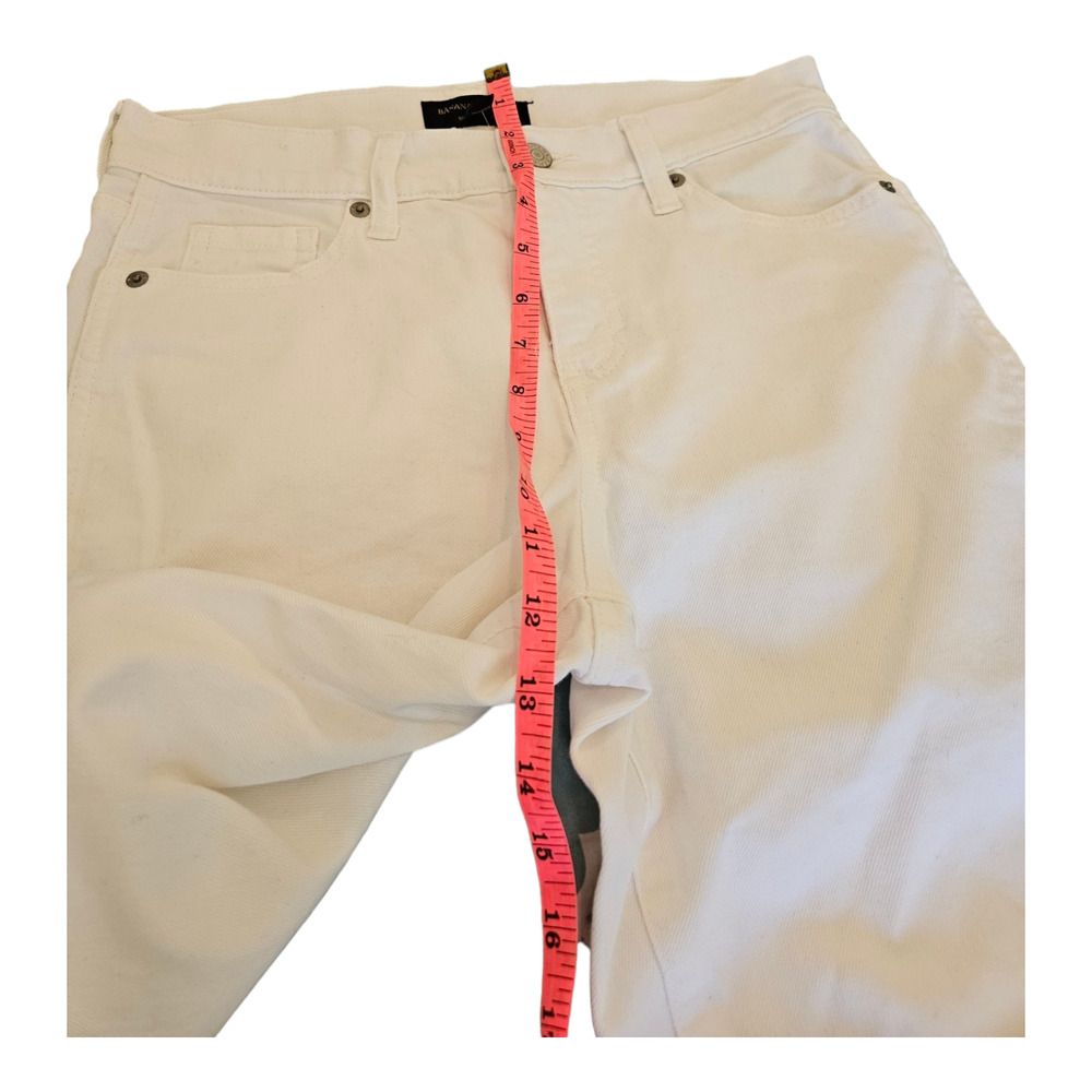 Banana Republic Factory Size 24/00 White Slouch Jeans - Picture 9 of 9